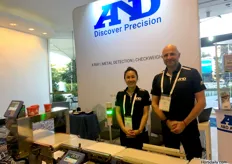 Sussan Nguyen and Julian Horsley from A & D Australasia Pty Ltd